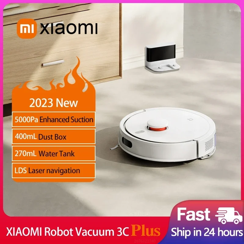 

Робот-пылесос и Швабра XIAOMI MIJIA 3C Plus, 5000 Па