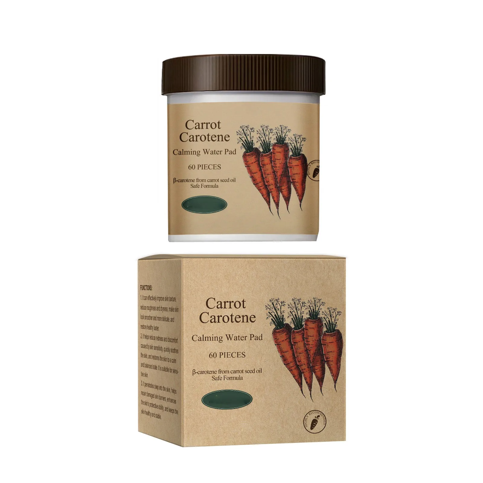 Carotene Skin Care Tablets Facial Repairing Skin Refreshing Not Tight Clean Pores 10ml skin care products