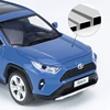 1:24 Toyotas RAV4 SUV Alloy Car Model Diecasts Metal Toy Vehicles Car Model Sound and Light Simulation Collection Childrens Gift 2