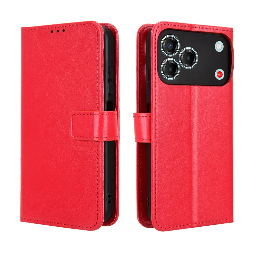 Luxurious Leather Book Cover Case with Card Stand Protection