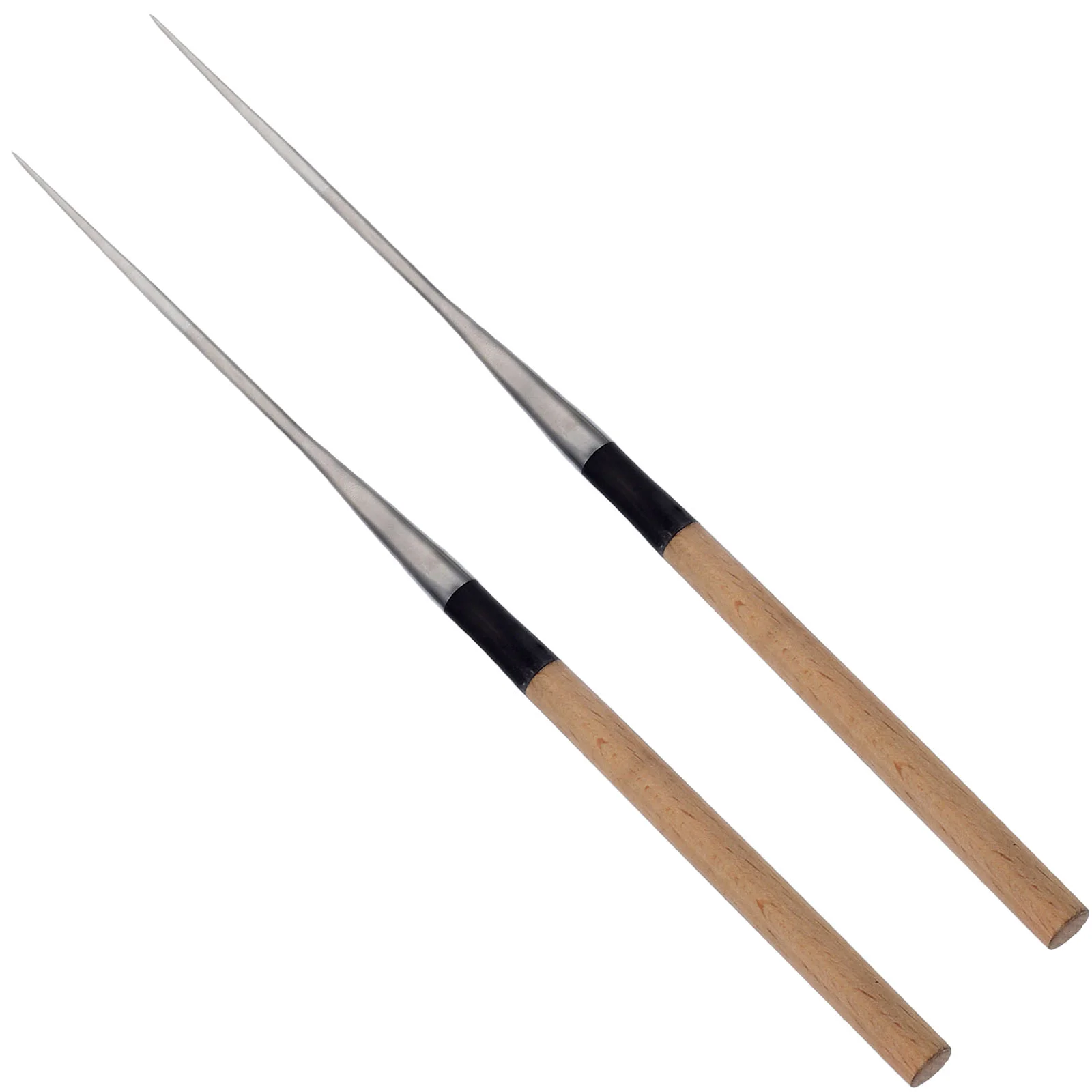 

Non-slip Sashimi Chopsticks Toddler Travel Serving Utensils Cooking Practical Wood Stainless Useful