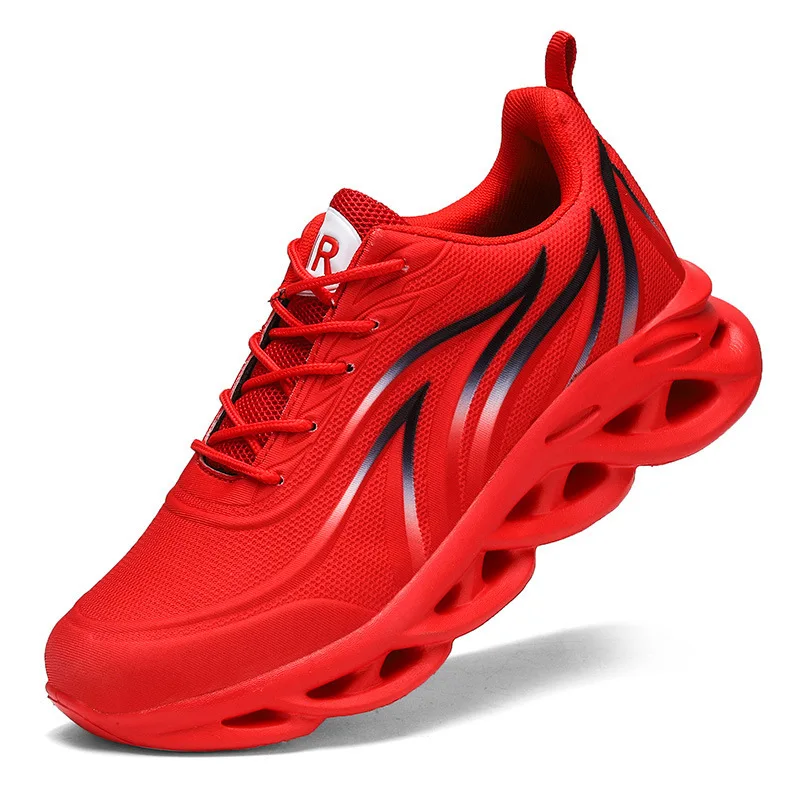 Fashion Men Sneakers Mesh Casual Shoes Lac-up Mens Shoes Lightweight Vulcanize Shoes Walking Sneakers Zapatillas Hombre Men Shoe
