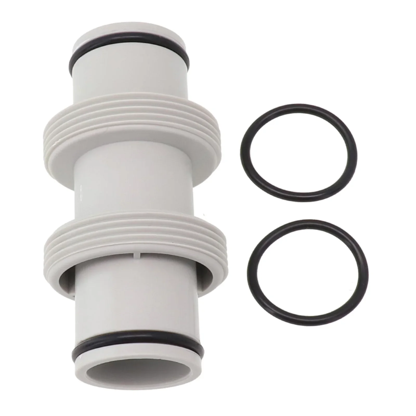 1/2pcs Hose Extension Adapter For Intex Split Hose Plunger Valve 1.5in To 1.5in Spas Hot Tubs Swimming Pool Straight Connector pool hose coupling swimming pool accessory