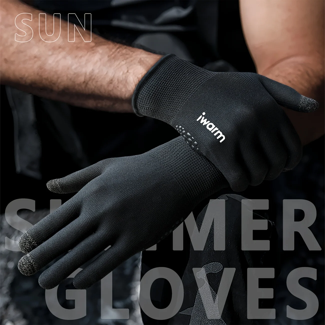 Premium Lightweight Touchscreen Cycling Gloves, Breathable and Ideal