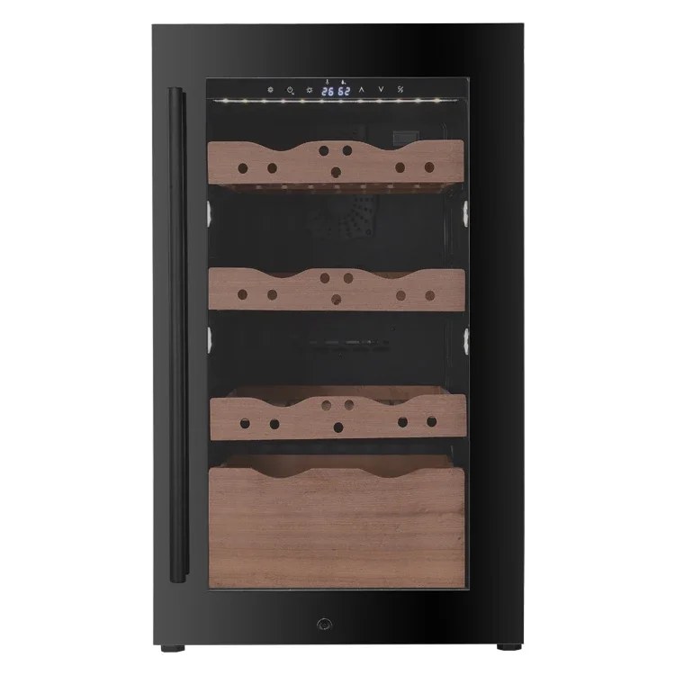 Cigar Cabinet Home Kitchen Humidor Showcase Humidity Controlled Cigar Coolers Small Electhomerefrigerator Electric Compressor
