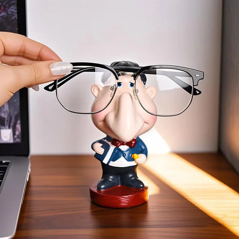 Vinyl Modern Art Glasses Display Stand for Shop Window Decoration