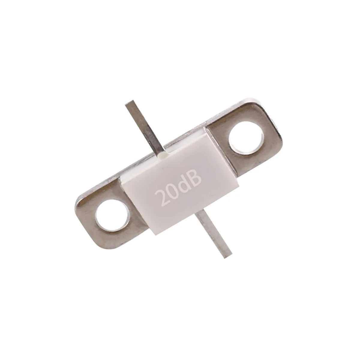 High Power 100W Flanged Attenuator, 20dB, DC-3.0 GHz, 50 Ohms, Low VSWR