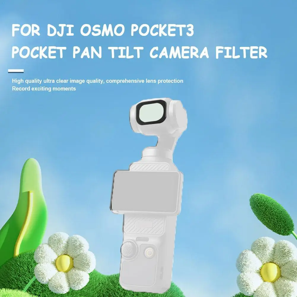 1/8 Filtro A Nebbia Nera Per Osmo Pocket3 Filtro Uv Telaio In Alluminio Per Dji Osmo Pocket 3 Accessori Per Fotocamere Cardaniche Portatili