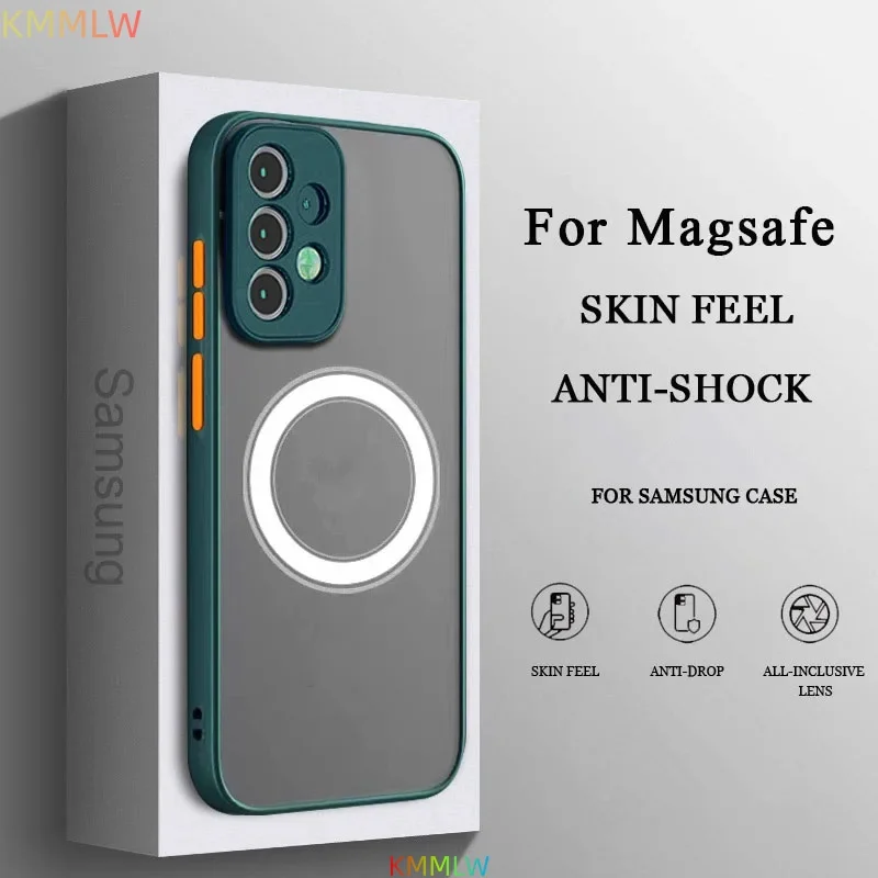 Translucent Matte Magnetic Phone Case Cover