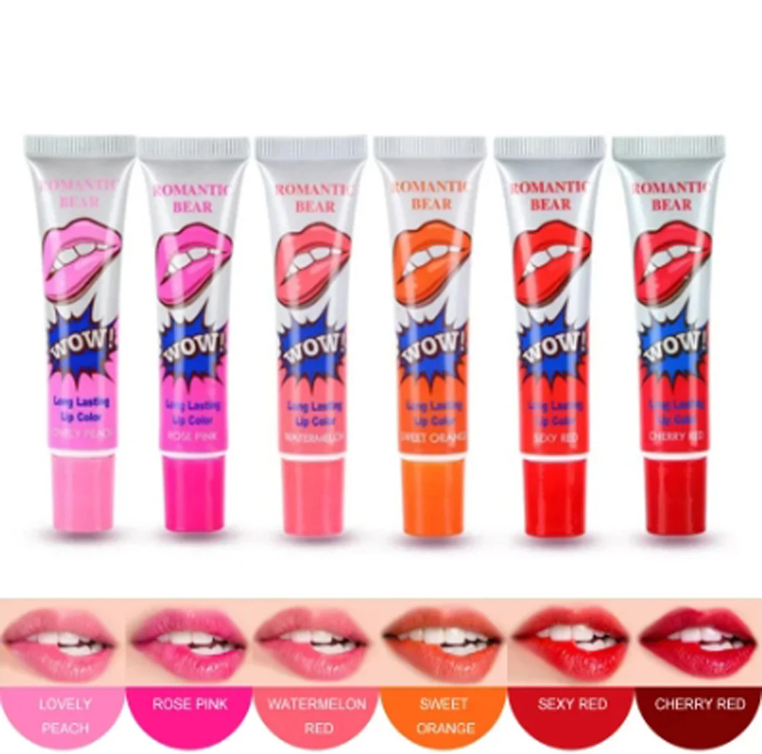 Makeup Liquid Lipstick Lip Gloss Waterproof Long Lasting Tear Lip Tint Lip Stain Lip Lacquer Lip Glaze for Women