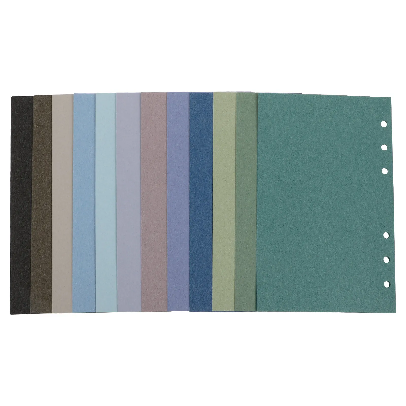 24개입 교체용 저널 용지 루즈리프 코어 A6 바인더 리필 휴대용 노트 플래너 ..