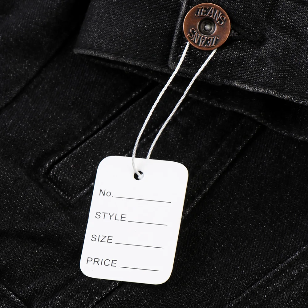 Useful Retail Fittings Garment Supplies Price Tags 500/1000PCS Clothing Label Hang Tag String Hangtags price tags clothing tags