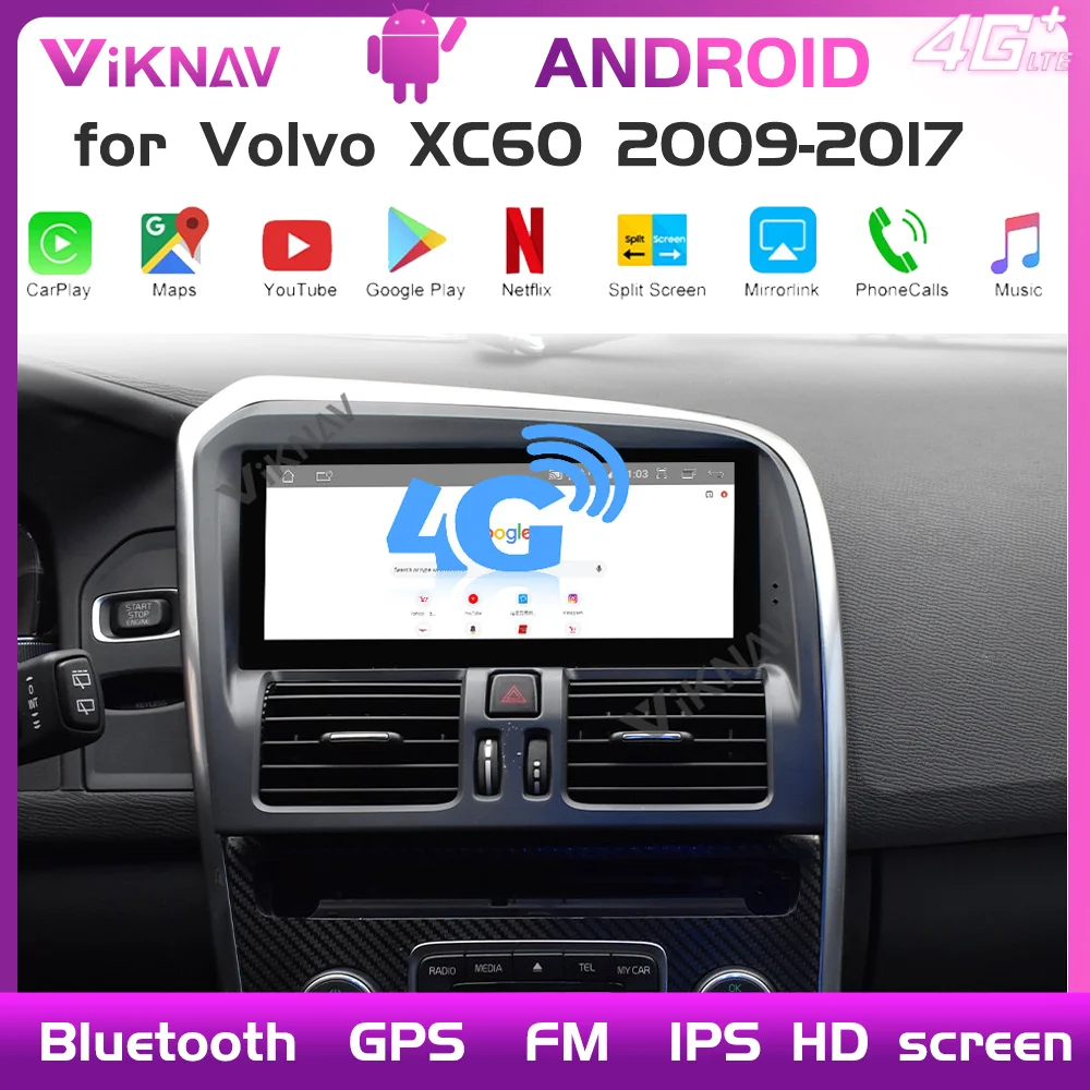 

PX6 Android car radio with screen for Volvo XC60 2009-2017 car GPS navigation DVD multimedia player auto stereo Carplay 2din