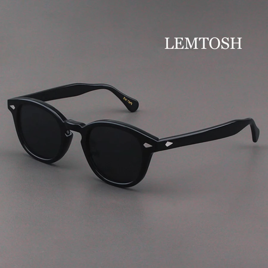 

Polarized Sunglasses Men Brand Lemtosh Johnny Depp Sun Glasses Lens Woman Luxury Vintage Acetate Driver's Shade