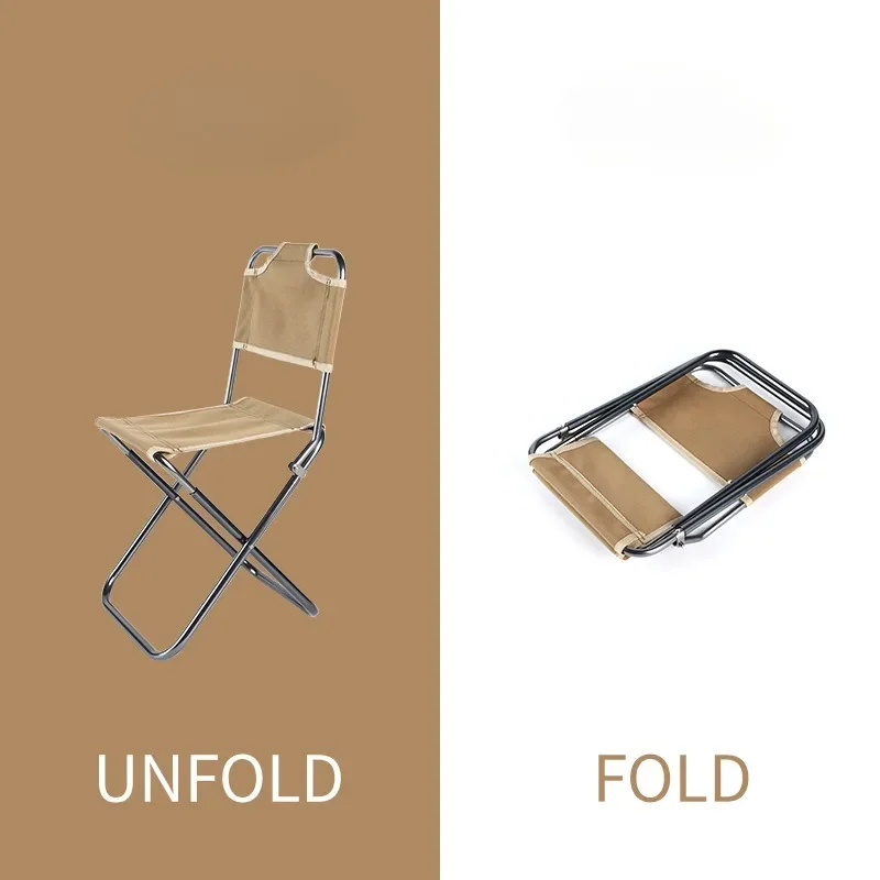 Description Picture 2 of itemOutdoor Fishing Chair Aluminum Alloy Oxford Fabric Folding Stool Camping Hiking Foldable Seat Carrying Lawn Seat Sitting Tool