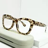 JNPCXI Fashion Square Spring Temples Women Glasses Frame Clear Anti-Blu-Ray Eyewear Retro Men Optical Frame Reading Glasses 1