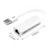 For Windows 10 USB 2.0 to RJ45 Computer Peripherals Ethernet Network Adapter USB Hubs Type-C to RJ45 Network Cable Converter 5