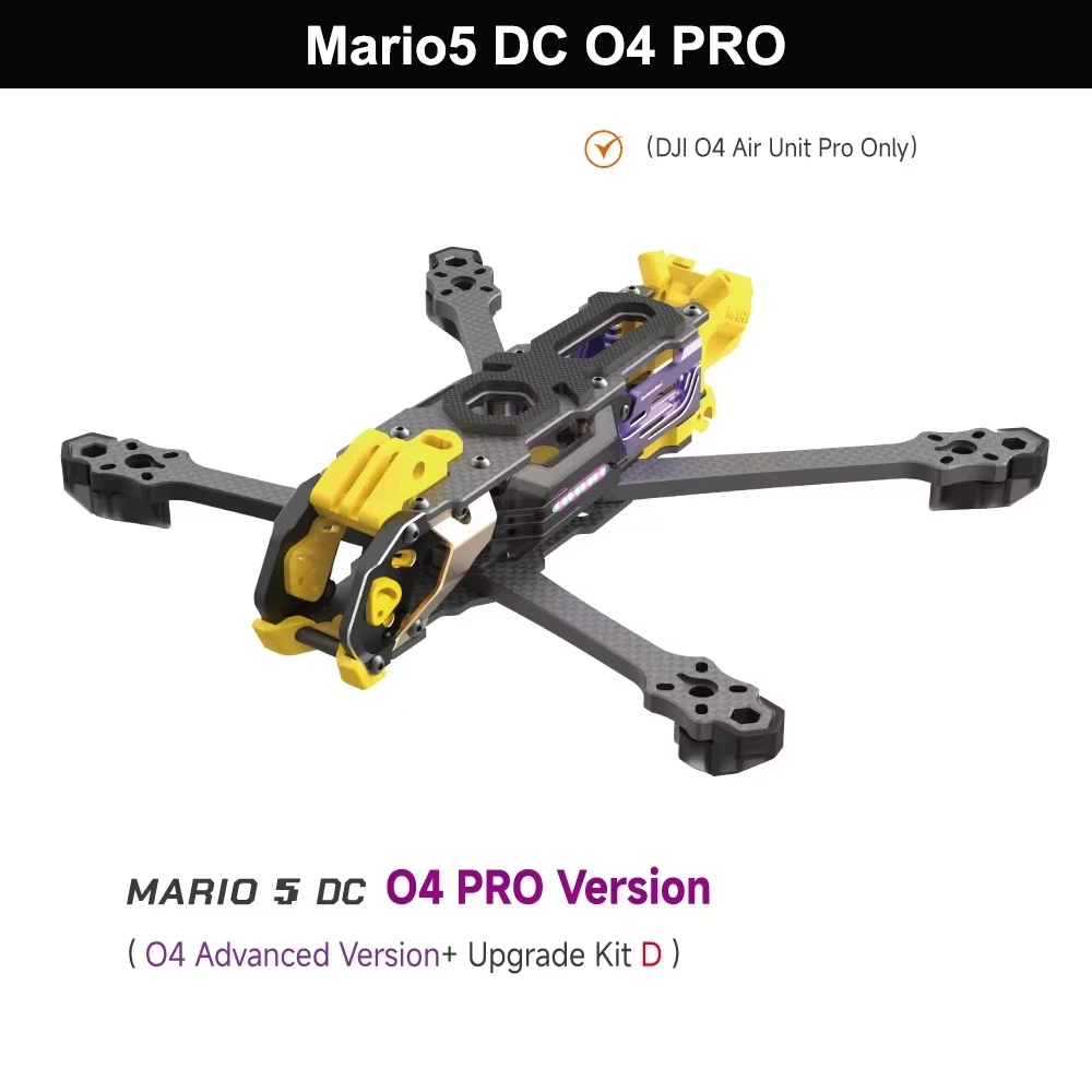 ตัวเลือกสินค้า ชุดโครง SpeedyBee Mario5 รุ่น DC/XH Advanced สำหรับ O4 PRO Air Unit VTX RC FPV Freestyle Racing Drone Quadcopter DIY