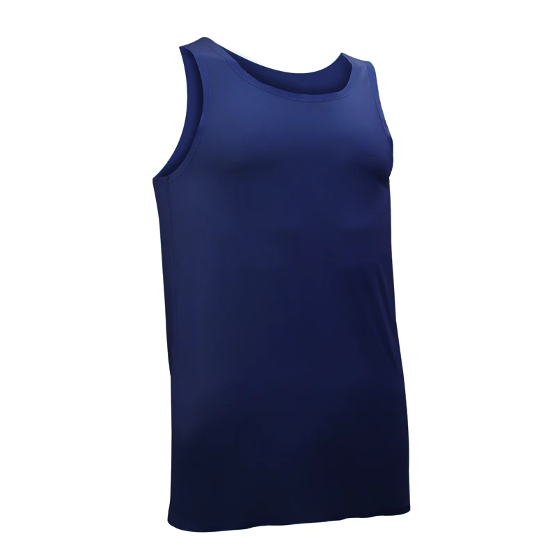 Men Underwear Men Undershirt Waistcoat Men Ice Silk Seamless Wear Undershirt