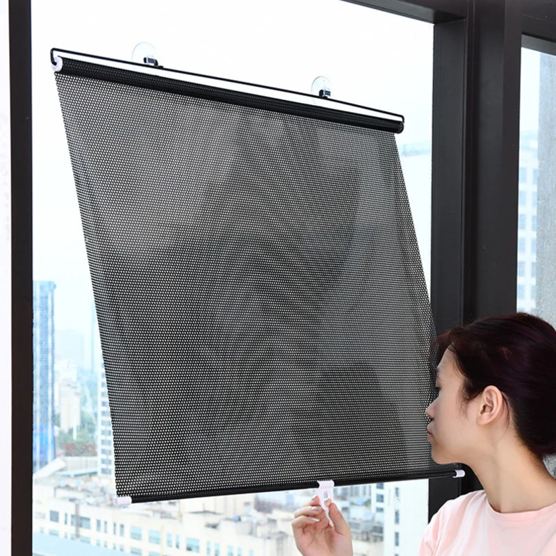Tende Oscuranti Senza Foratura - PVC Nero Con Ventose | Per Finestre, Camera E Ufficio, 40x125 Cm - Foto 5