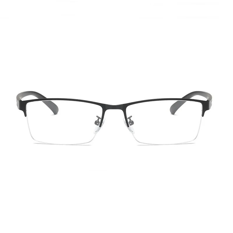 Semi-Rimless Steampunk Shortsighted Prescription Glasses Women Men Anti Blue Rays Computer Myopia Spectacles 0 -0.5 -0.75 To -6 6