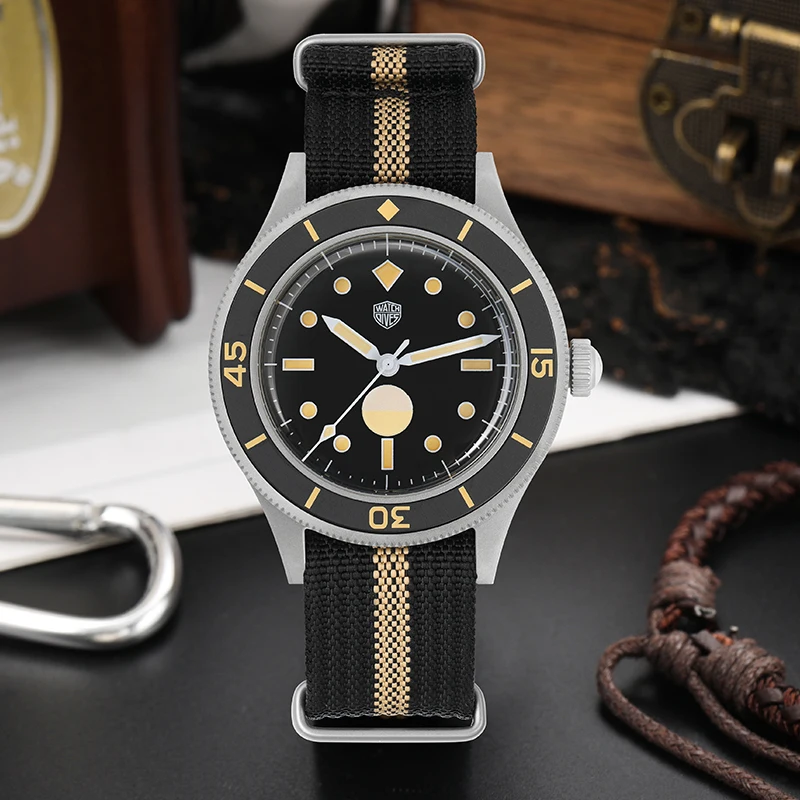  ƽ Ʈ ̺ ð, ̾ ũŻ  ð, 300M ð, 40mm ð, Ƽ 50-Fathoms NH35
