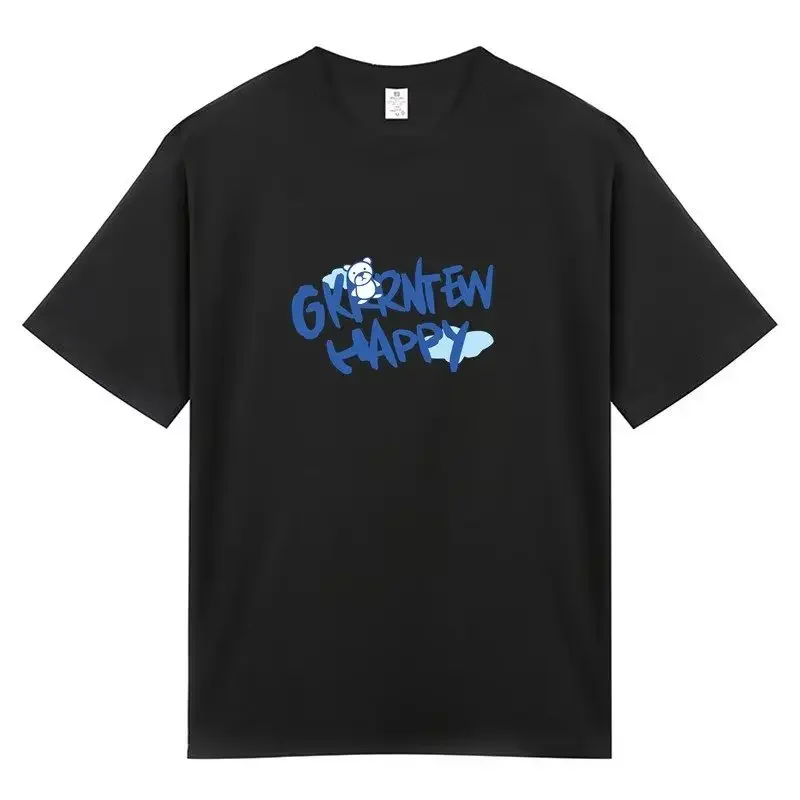 

Футболка мужская хлопковая оверсайз, дышащий Топ для гольфа, футболка Майами с коротким рукавом, уличная одежда в стиле Харадзюку, Y2k