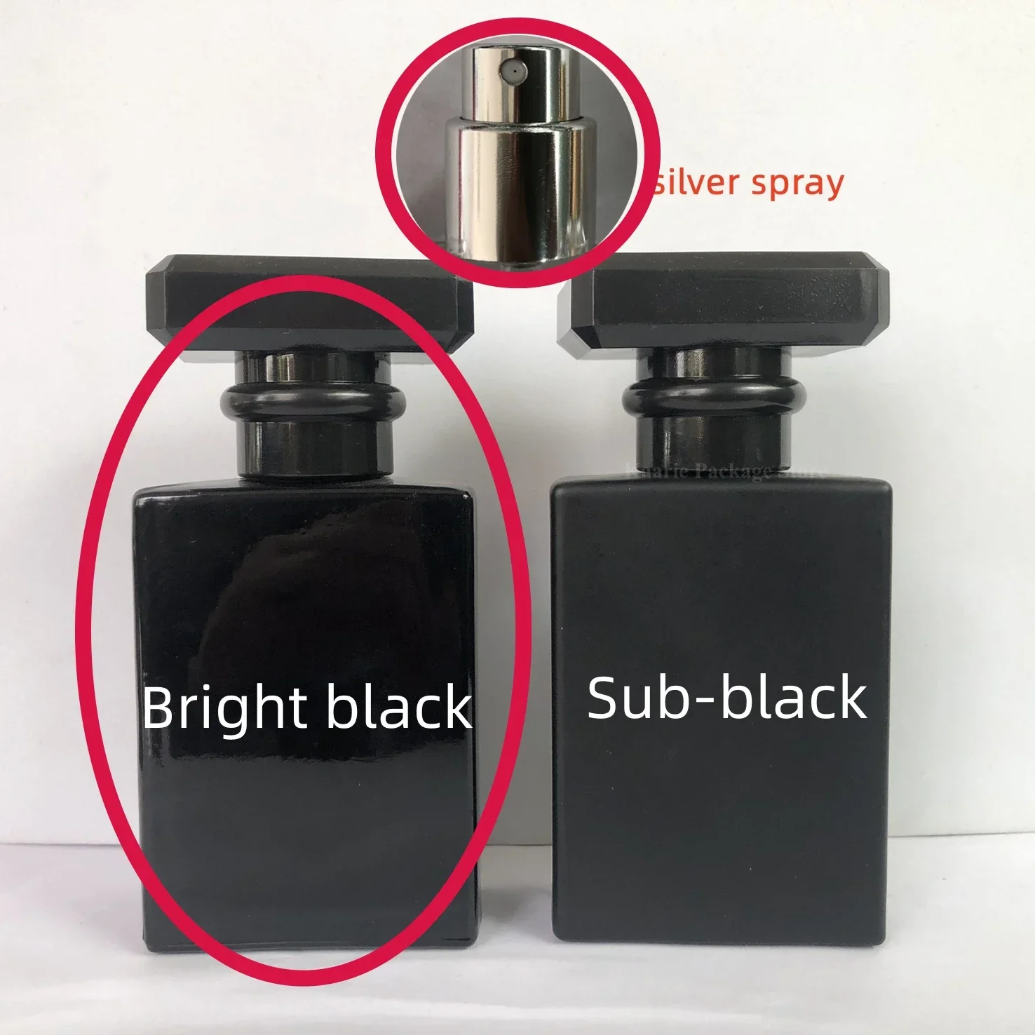 Bright black silver