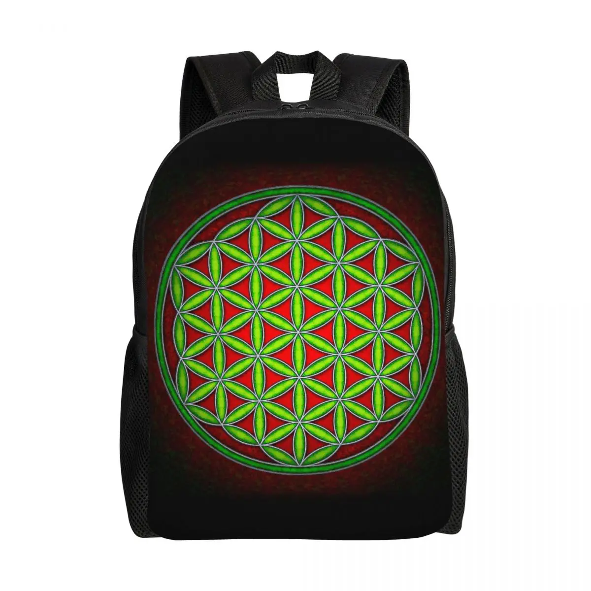 

Flower Of Life Backpacks for Boys Girls Sacred Geometry Mandala School College Travel Bags Women Men Bookbag Fits 15 Inch Laptop