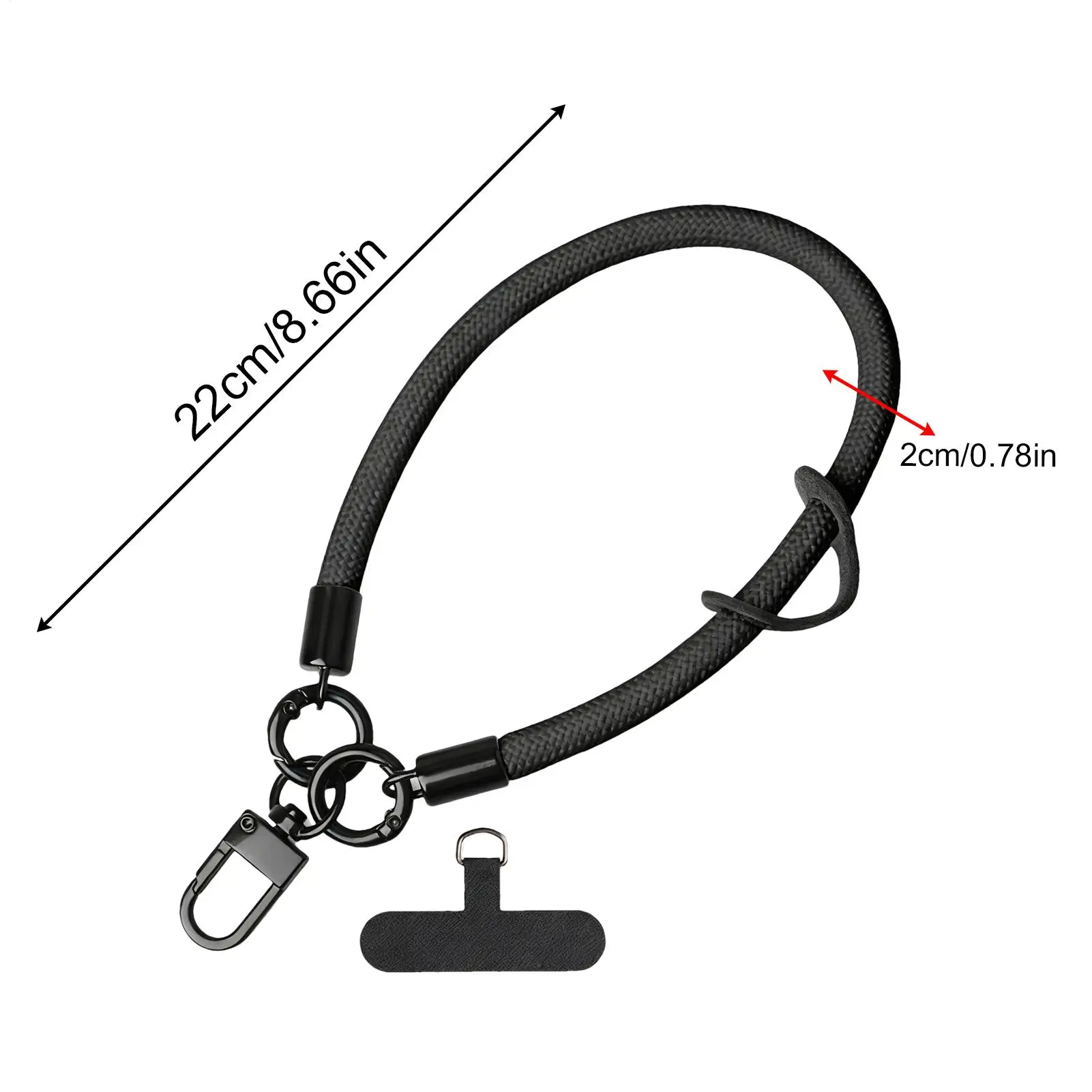 Phone Strap Adjustable Smartphone Wristlet With Tether Tabs Cell Phone Wristlet For Women Men Adults Teens Family Friends