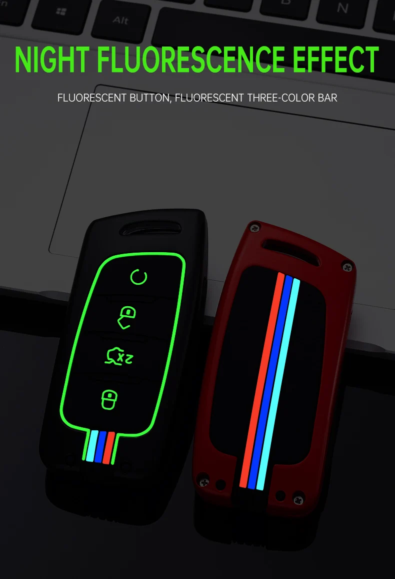 Portachiavi per Changan CS35 Plus custodia portachiavi in lega per auto per Changan CS75 PLUS CS85 coupé CS95 Set di accessori per tappi remoti - Sf565e7d8f76644289bc692bbea03dfbfH