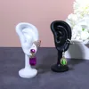 1 pièce : Présentoir pour boucles d'oreilles en forme de modèle d'oreille, idéal pour la diffusion en direct et les magasins de bijoux
