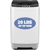 Nictemaw Portable Washing Machine, 20Lbs Capacity Full-Automatic Portable Washer, 2.8Cu.ft Washer and Dryer Combo with Drain 1