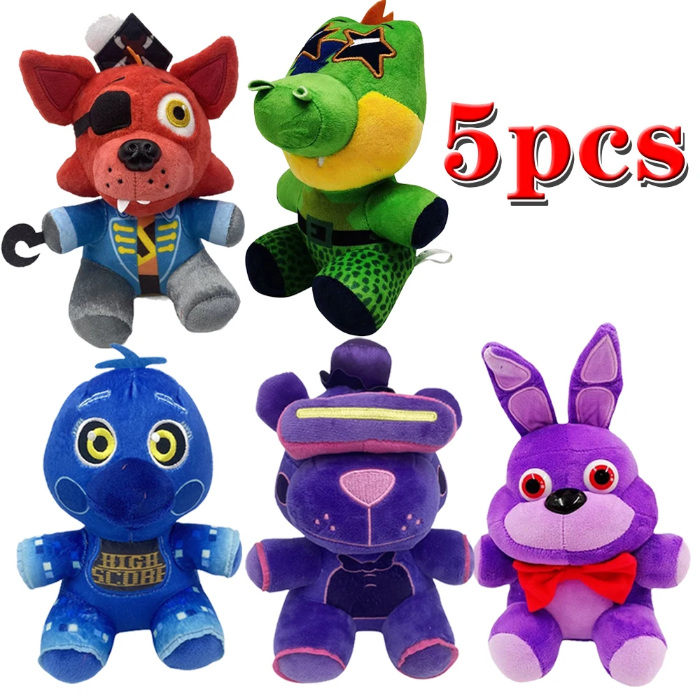 18cm FNAF Plush Toys Kawaii Freddys Animal Foxy Bonnie Bear Ribbit Stuffed  Plush Toys In Plush ​Birthday Gift for Kids - AliExpress