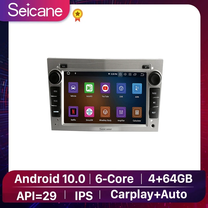 

Seicane Android 12 2GB+32GB DSP IPS CarPlay Car Radio Multimidia Video Player GPS For 2006 2007 2008 2009 2010 2011 OPEL Corsa