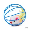 Funny Feather Mice Ball Cage For Kitten Creative Playing Toys Pet Products Play Cat Mouse Toy игрушки для кошек 5