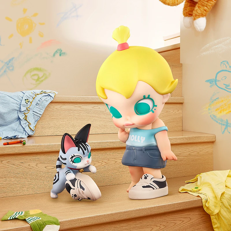 POP MART Baby Molly & Baby Tabby Series Figures 1PC/12PCS