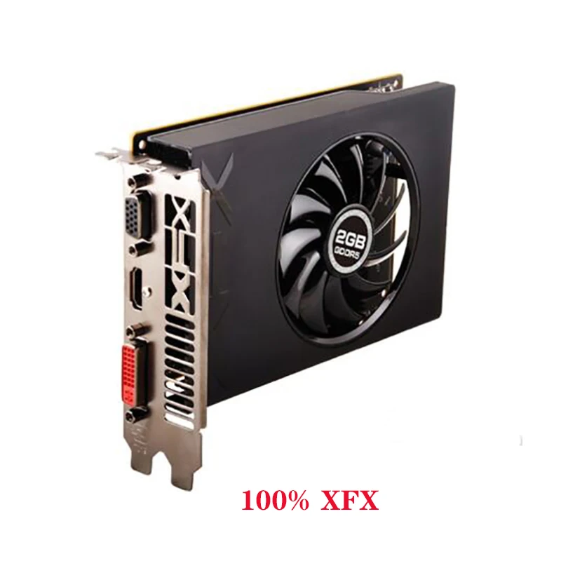 good pc graphics card Used SAPPHIRE XFX Video Cards R7 240 250 350 240A 1/2GB Computer Game Radeon R7 350 2G For AMD Video Card Map 128bit HDMI VGA latest graphics card for pc
