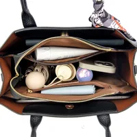 Véritable marque en cuir souple grande capacité épaule bandoulière sacs à main Sac fourre-tout décontracté dames A4 sacs Sac d'affaires Style d'hiver 6
