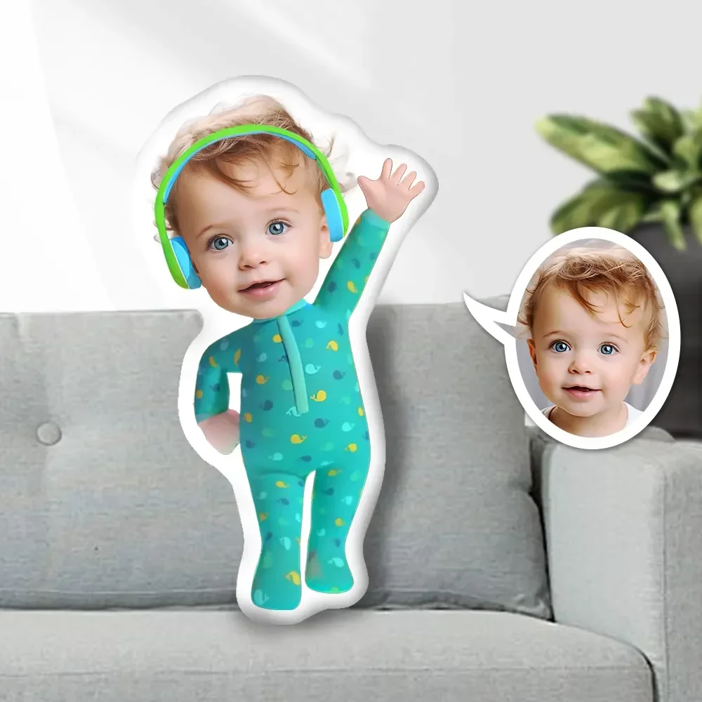Music Boy Custom Face Photo Pillow 1 | Music Boy Custom Face Photo Pillow 2