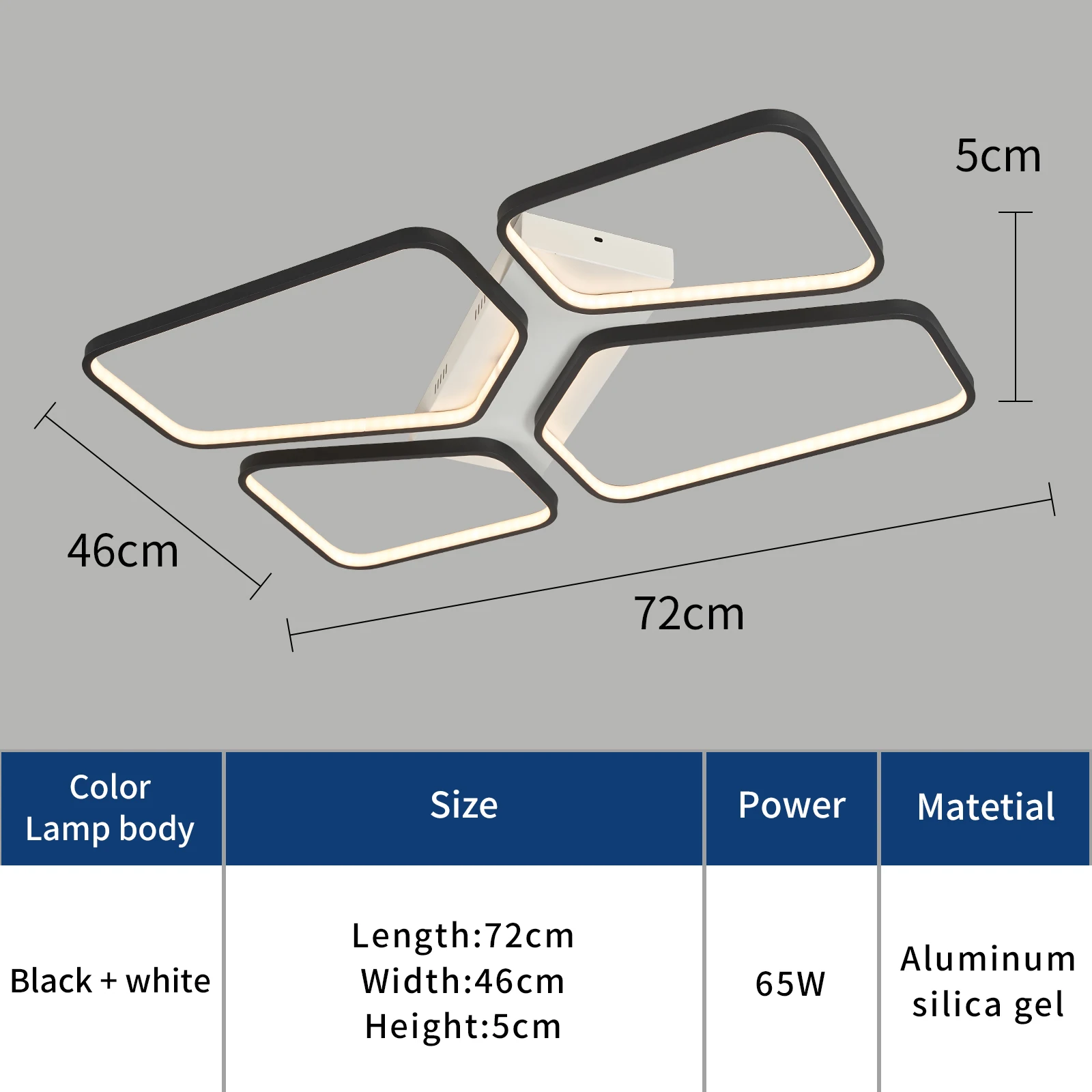 LED Ceiling Lamp for Living room Bedroom Dining room 90-260V