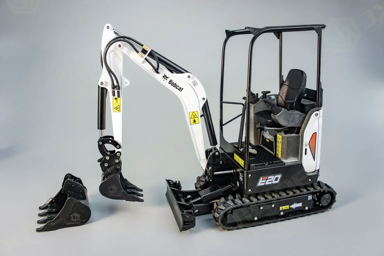 Jx e20 rc油圧ショベルおもちゃ、男の子用金属ミニショベル