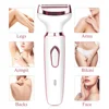 4 In 1 Electric Lady Shaver for Shaver Lady Shaver Body Hair Trimmer for Armpit Bikini Arm Leg Face Mustache Portable Painless 3