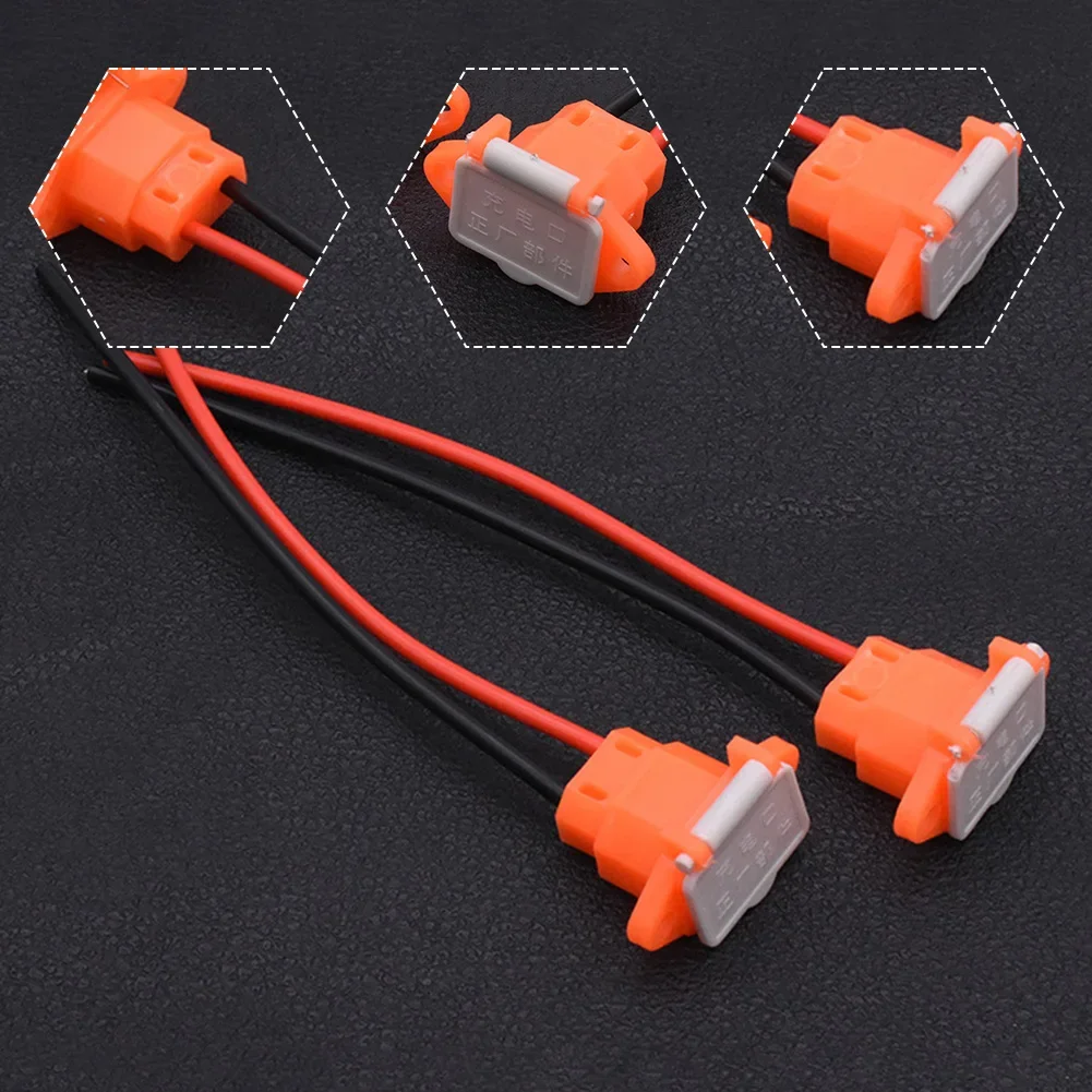 E-bike Electric Scooter Charging Socket Charging Hole Cover Scooter Accessories Cable Battery Connector