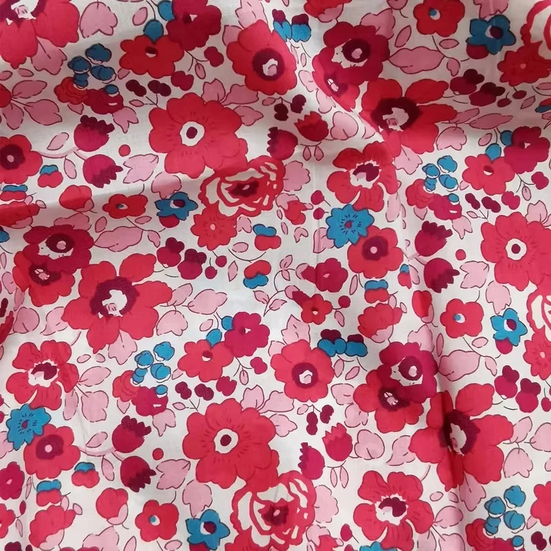 145x50cm Spring Summer Super Dense Cotton Poplin Fabric for Women's Dresses Children's Clothing Home Wear Sewing Project 145x50cm Spring Summer Super Dense Cotton Poplin Fabric for Women's Dresses Children's Clothing Home Wear Sewing Project