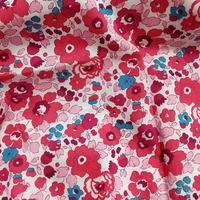 145x50cm Spring Summer Super Dense Cotton Poplin Fabric for Women's Dresses Children's Clothing Home Wear Sewing Project