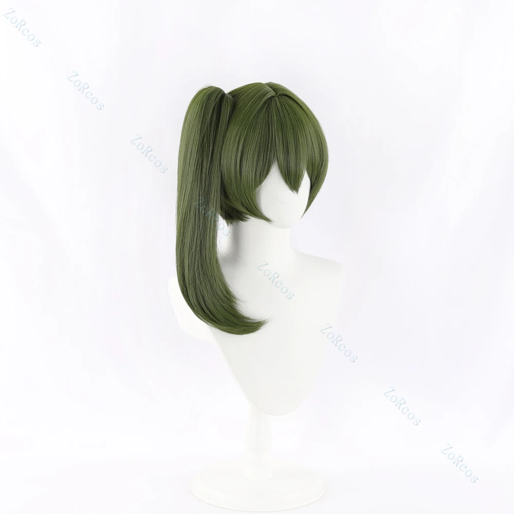 Ubel Wig Anime Frieren: Beyond Journey's End Cosplay Wig Ubel Cosplay Women Cute Dark Green Hair Free Wig Cap