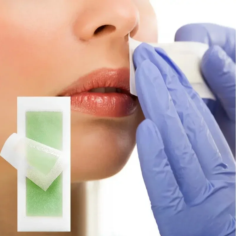 10/20/30/50 Pcs Depilatory Wax Strips For Hair Removal Face Neck Arm Leg Body