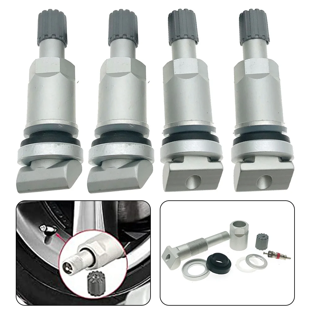 

4x TPMS Tire Tubeless Valve For BMW 1 2 3 Series X1 X2 X3 Tyre Pressure Sensor TPMS Valve Stem Repair Kit