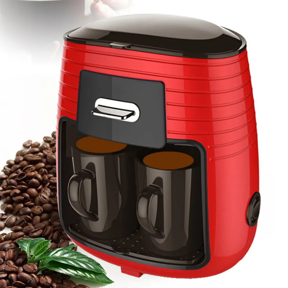 Fully Automatic Coffee Machine Drip Coffee Maker Household 2 Cups Steam Tea Machine macchina caffe